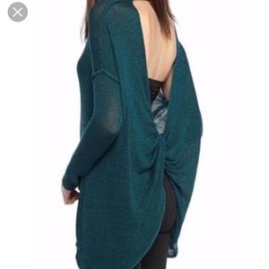 Open back free people top